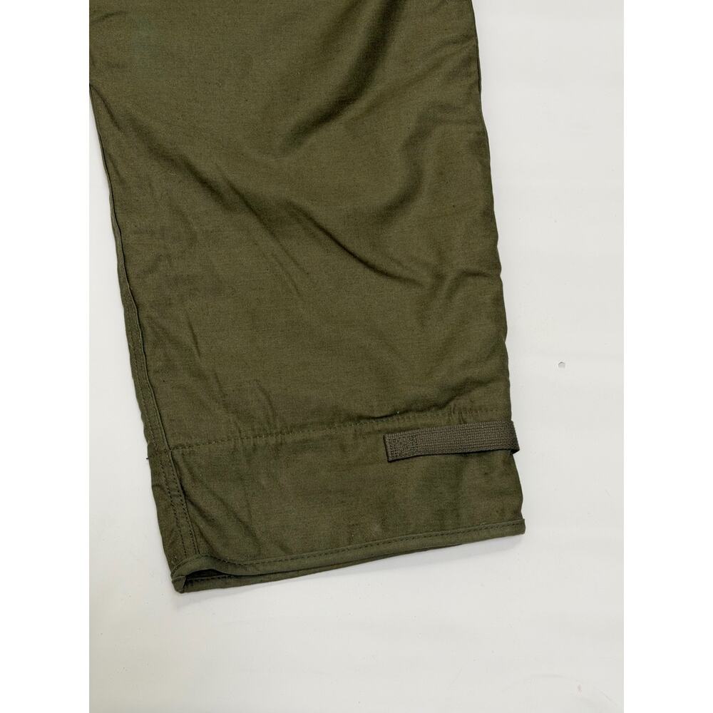 Military Style Trousers Cold Weather Permeable Type 1 Mens Medium Vintage Green - Picture 9 of 16